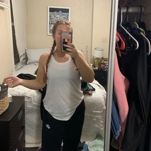 Lulu lemon white work out tank